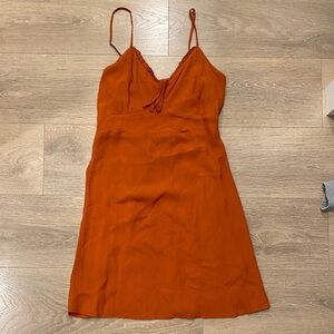 Women’s Small Suzy Shier Chic Orange Mini Dress